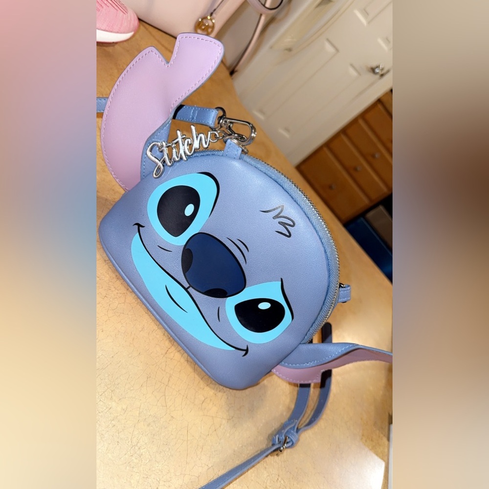 Disney Stitch Mini Bag in Blue and Pink